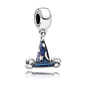 PANDORA Rare and Exclusive Disney Parks Charm - Sorcerer Mickey Hat Dangle